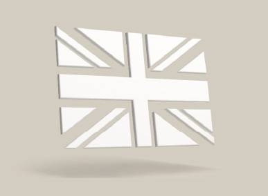 Authory Union Jack 3D render